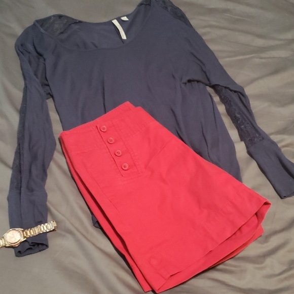 Gap sailor-button shorts sz 6 - Picture 2 of 4